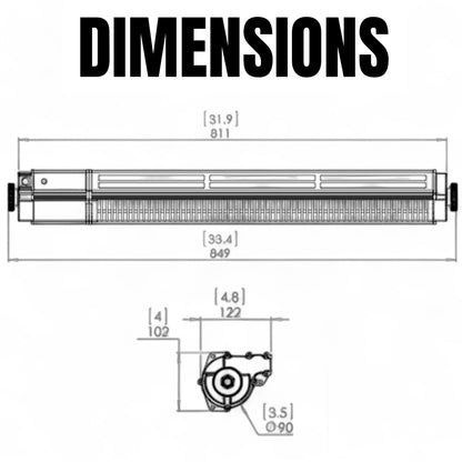 32" AIR BAR